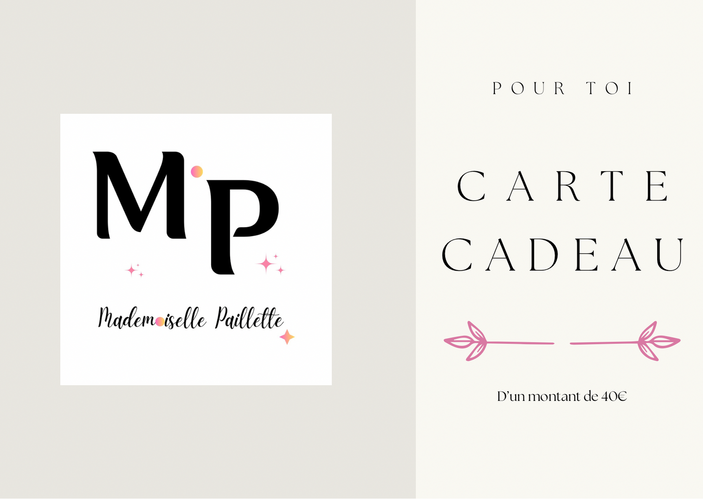 Carte cadeau